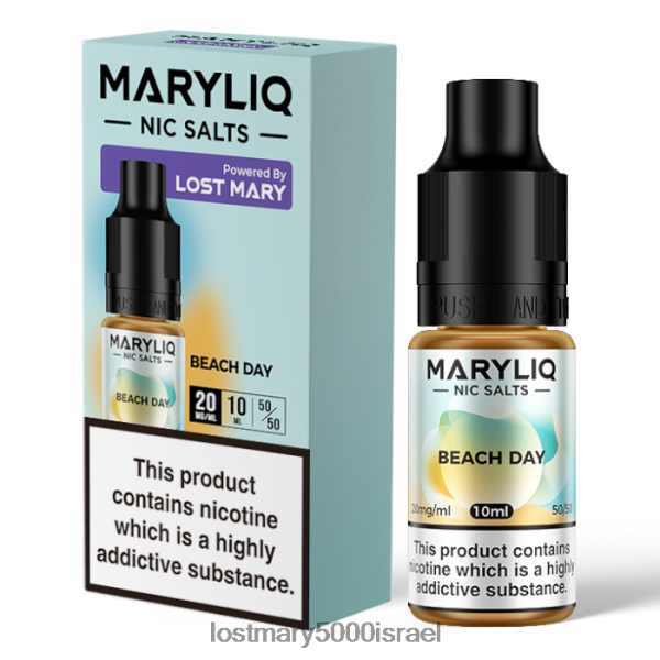 LOST MARY price vape אבודים מלחי מרי מריליק ניק - 10 מ"ל 0HL6ND206 יום חוף