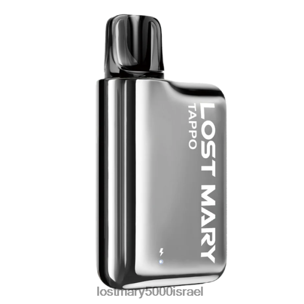 LOST MARY vape israel אבוד מרי טפו ערכת תרמילים מראש - תרמיל ממולאים מראש 0HL6ND174 נירוסטה כסופה + קרח תות