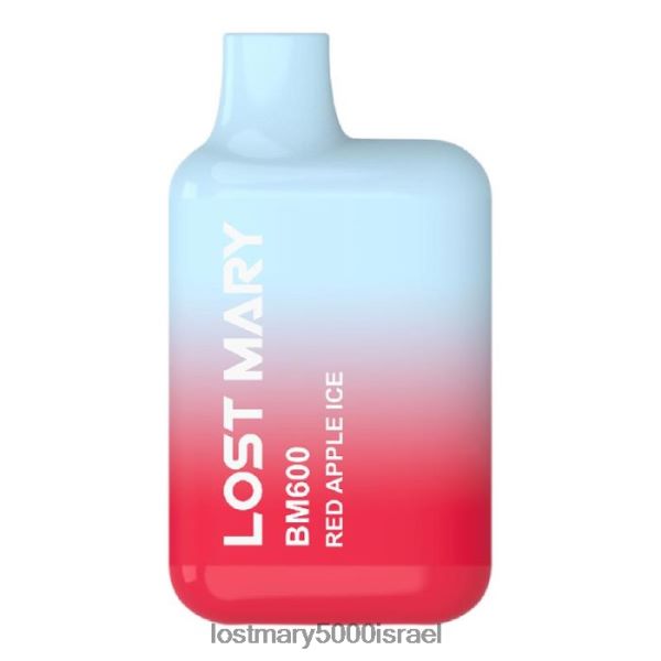 LOST MARY ישראל איבוד חד פעמי של מרי bm600 0HL6ND151 קרח תפוח אדום