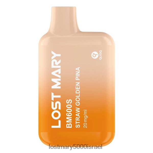 LOST MARY store איבוד חד פעמי של מרי bm600s 20mg 0HL6ND170 פינה זהובה קש