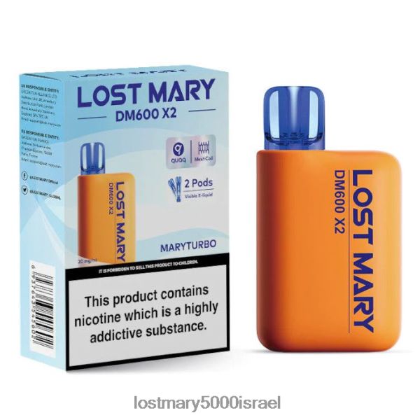 LOST MARY price in store איבוד חד פעמי של מרי dm600 x2 0HL6ND195 מריטורבו